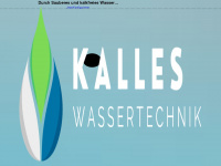 kalles-wassertechnik.de Webseite Vorschau