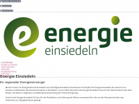 energie-einsiedeln.ch Webseite Vorschau