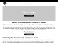 poncho-herren.de Webseite Vorschau