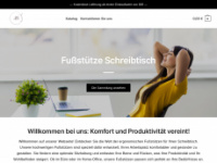 fussstutze-schreibtisch.de Webseite Vorschau