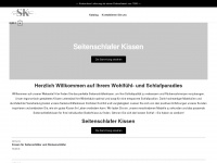 seitenschlafer-kissen.de Webseite Vorschau