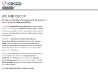 cecopgroup.com Webseite Vorschau