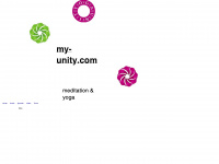 my-unity.com Webseite Vorschau