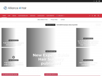 alliance4hair.com Webseite Vorschau