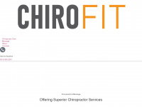 chirofitstudio.com Webseite Vorschau