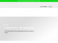 lebensfreude-tagespflege.de Webseite Vorschau
