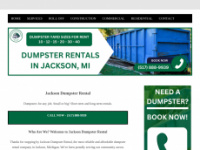 jacksondumpsterrental.net Webseite Vorschau