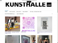 kunsthallelinz.at Webseite Vorschau