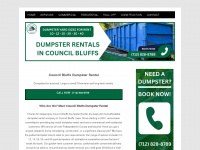 councilbluffsdumpsterrental.com Webseite Vorschau