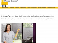 plissee-express.de Webseite Vorschau