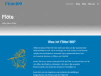 floete100.de Webseite Vorschau