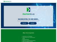 aachen-plus.de Webseite Vorschau