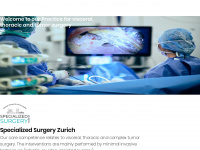 specializedsurgery-zurich.ch Webseite Vorschau