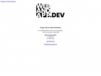 webandapp.dev Webseite Vorschau