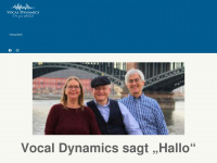 vocal-dynamics.com Webseite Vorschau