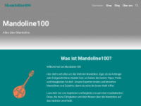 mandoline100.de Webseite Vorschau