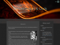 stenzel-guitars.de Webseite Vorschau