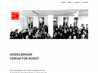 heidelberger-forum-fuer-kunst.de Webseite Vorschau