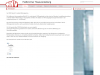 heilbronner-hausverwaltung.de Webseite Vorschau