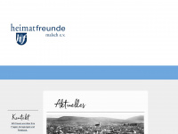 heimatfreunde-malsch.de Webseite Vorschau