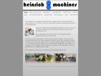 heinrich-machines.de Webseite Vorschau