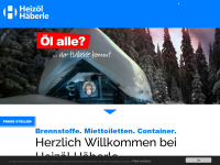 heizoel-haeberle.de Webseite Vorschau