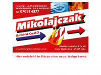 heizungsbau-mikolajczak.de Webseite Vorschau