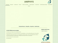 aniphys.ch Webseite Vorschau