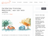 freising-news.de Webseite Vorschau