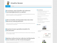 entsafter-berater.de Webseite Vorschau