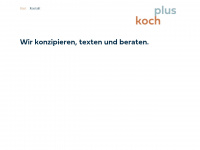 kochplus.info Webseite Vorschau