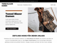 tweed-blazer-damen.de Webseite Vorschau