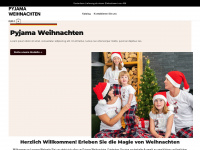 pyjama-weihnachten.de Webseite Vorschau