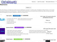 reactoonzslot.fi Webseite Vorschau