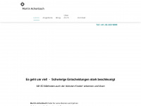 martinachenbach.com Webseite Vorschau