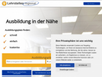 lehrstellen-regional.de Webseite Vorschau