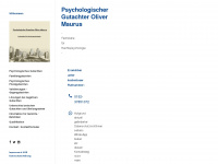 psychologischesgutachten.com Webseite Vorschau