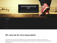 orthopaedicum.ch Webseite Vorschau