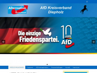 afd-diepholz.de Webseite Vorschau