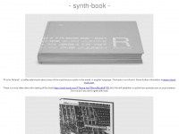 synth-book.com Webseite Vorschau