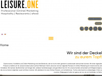 leisure.one Webseite Vorschau