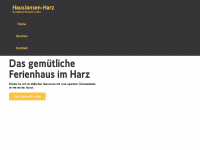 hausjansen-harz.de Webseite Vorschau