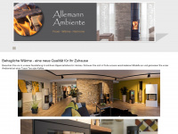 allemann-ambiente.ch Webseite Vorschau