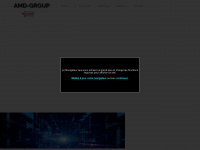 amd-group.fr Webseite Vorschau