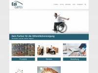 edi-cares.ch Webseite Vorschau