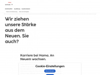 hama-karriere.de Webseite Vorschau