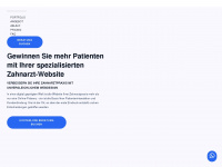 zahnarztwebsites.com Webseite Vorschau