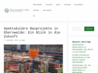 eberswalde-lokal.de Webseite Vorschau