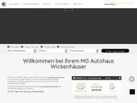 mg-wickenhaeuser.de Webseite Vorschau