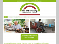 wohnberatung-minden-luebbecke.de Webseite Vorschau